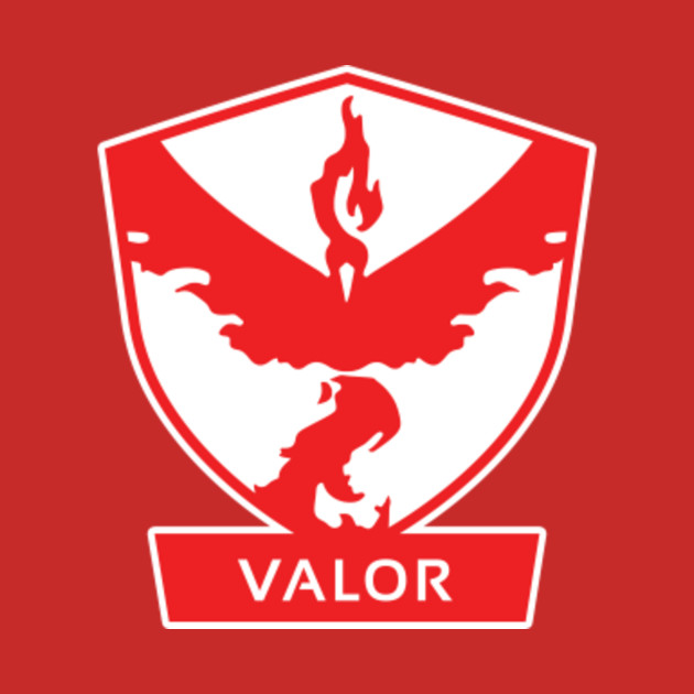 Pokémon GO Team Valor by PokeGO Pokemon TShirt TeePublic