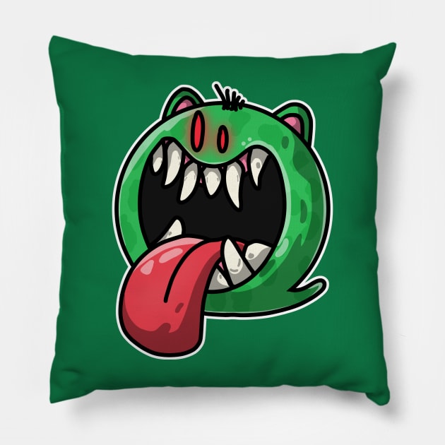 Slime Incorporated Pillow by thearkhive