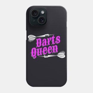 Darts Queen Dart playing Woman Phone Case