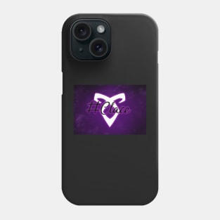 Shadowhunters - #Clace w/ Angelic Rune - Purple Glow Phone Case