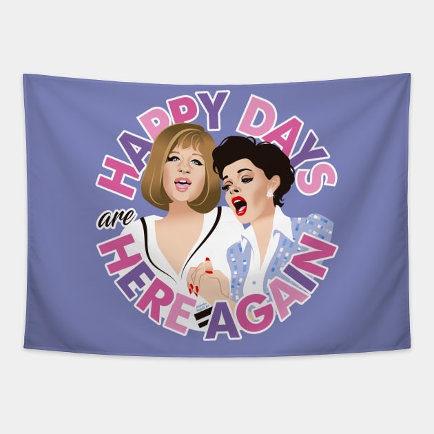 Happy days Tapestry by AlejandroMogolloArt