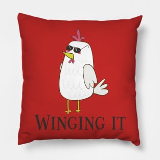 Winging It, Cool Funny Chicken Pillow