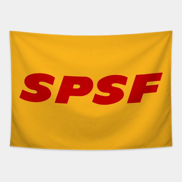 SPSF Red Logo Tapestry by Kodachrome Railway Colors