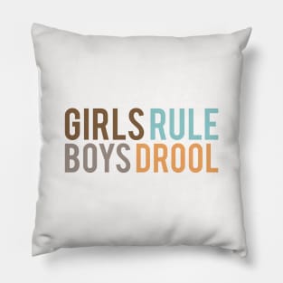 Girls Rule Pillow