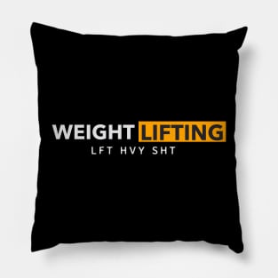 WEIGHTLIFTING Pillow