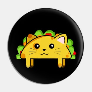 TacoCat Taco and Cat Cartoon Kids Pin