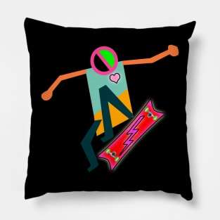 skateboard dude Pillow