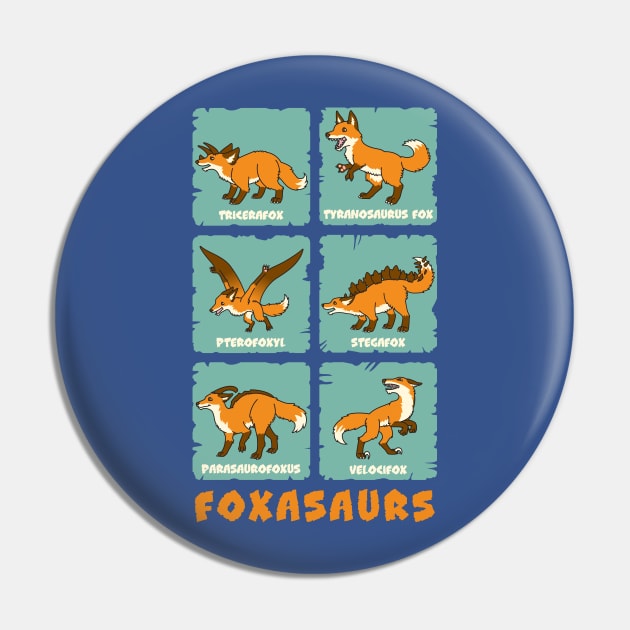 Foxasaurs Pin by GiveNoFox