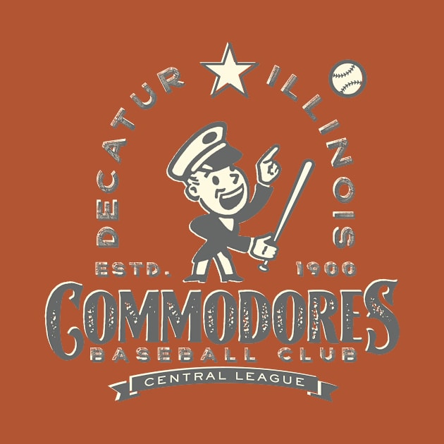 Decatur Illinois Commodores by MindsparkCreative