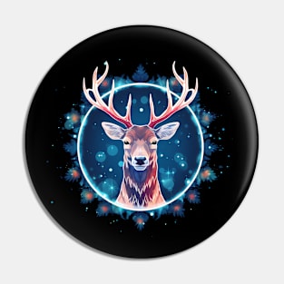 Deer in Ornament, Love Deers Pin