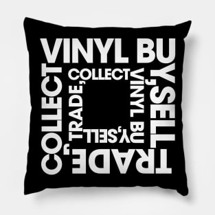 Vinyl Record Collector Pillow