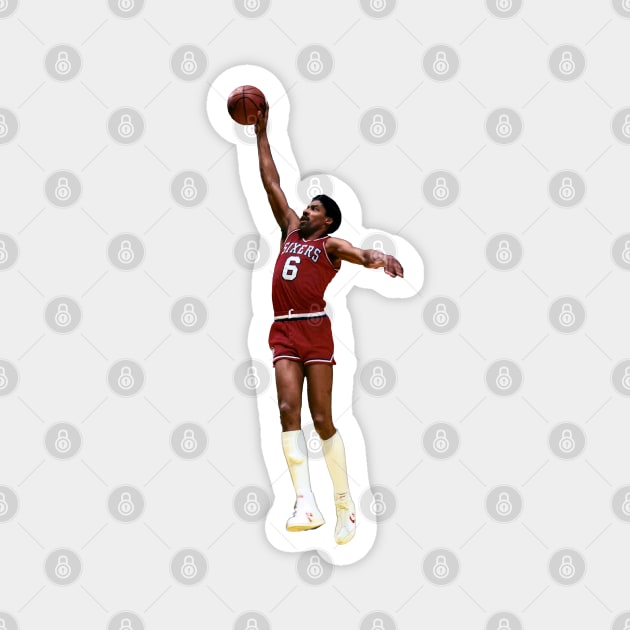 Julius Erving Magnet by MucisianArt