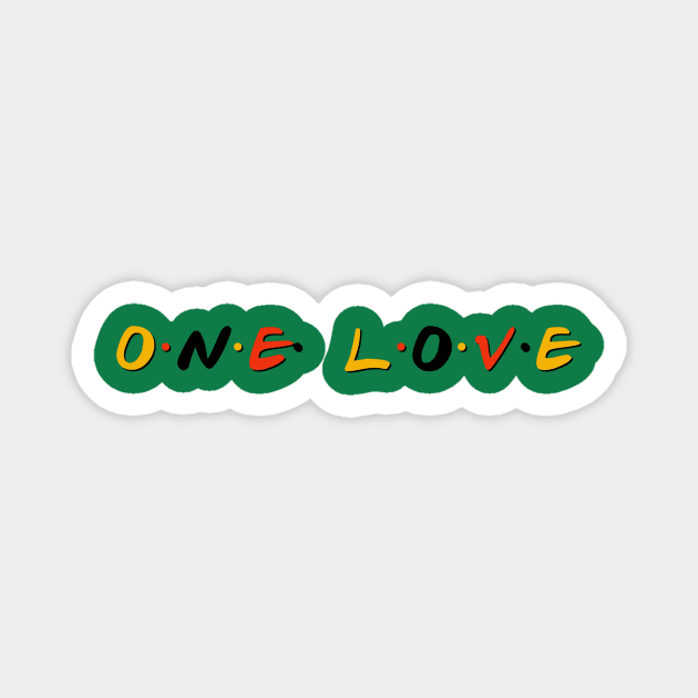 One Love Magnet by Fly Beyond