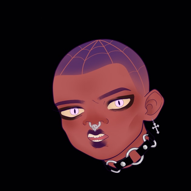 teen alt rebel head by MIDNITECREATHA