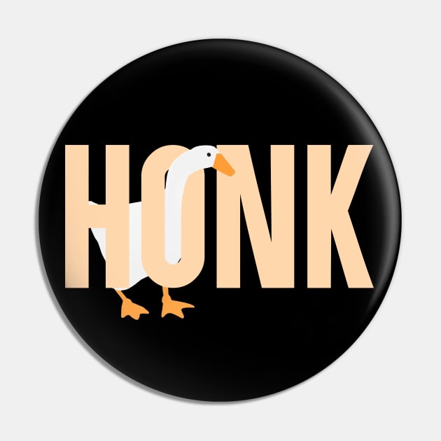 Untitled Goose Game Meme: Honk Pin by artsylab