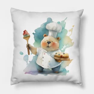 Baby Bear Chef Pillow