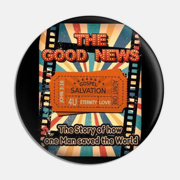 The Good News Gospel Design Pin by AlondraHanley