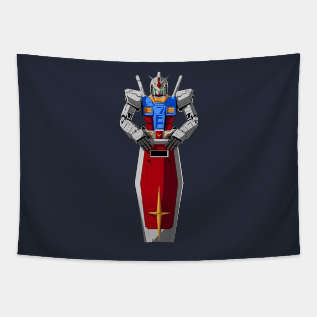 Gundam RX78 end Tapestry by garistipis