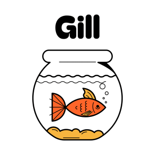 Gill The Gold Fish Tshirt T-Shirt