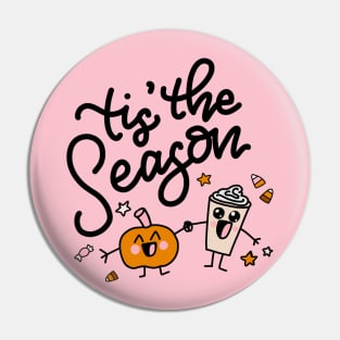 Pumpkin Spice Season Black Text Pin