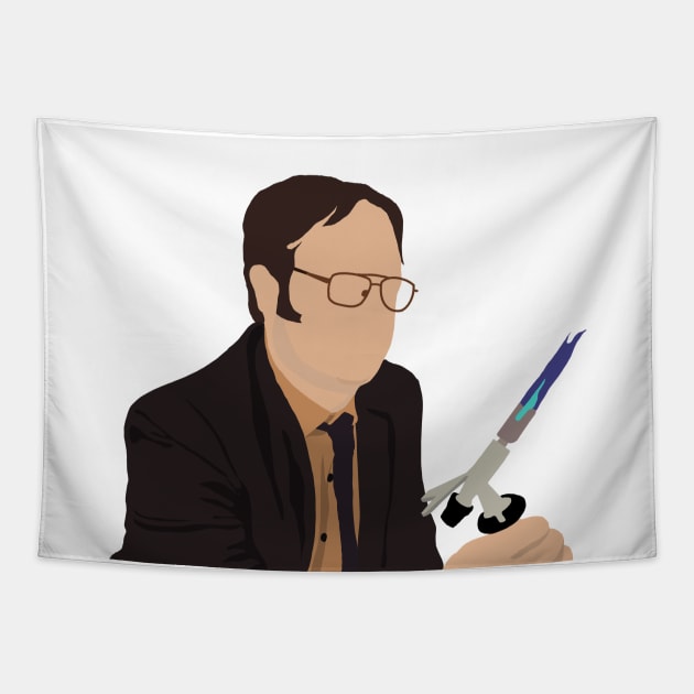 Dwight's Fire Drill Tapestry by ShayliKipnis