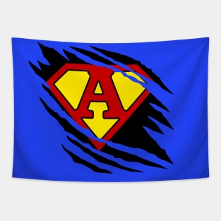 Super A Claw Slash Tapestry