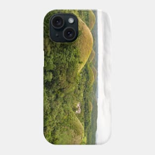 The Chocolate Hills, Carmen, Bohol, Philippines Phone Case