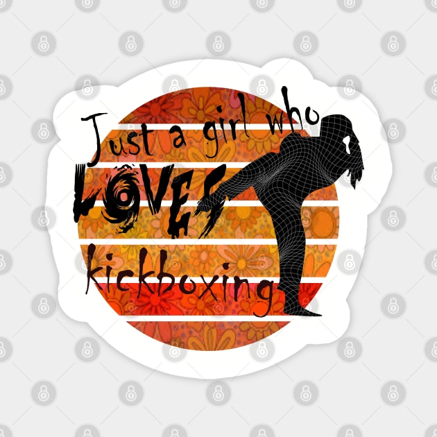 Just a girl who loves kickboxing Magnet by jaml-12