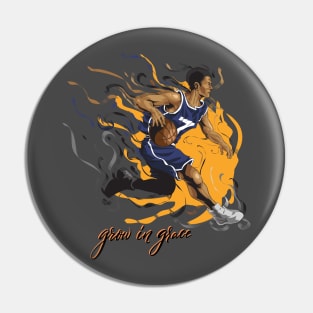 Basketball t-shirt Pin