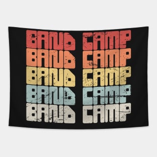 Retro 80s BAND CAMP Text | Marching Band Tapestry