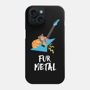 Cute Cat Guitar | Funny Metal Gift Ideas Phone Case