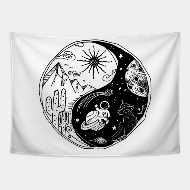 Yin Yang Tapestry by merry420