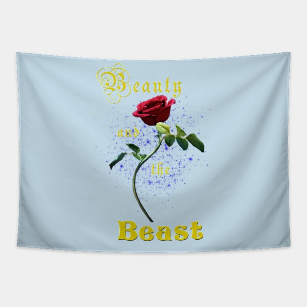 Beauty And The Beast Tapestry by OCDVampire