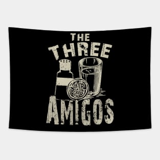 Three Amigos Cocktail Funny Bartending Alcohol Pun Tapestry