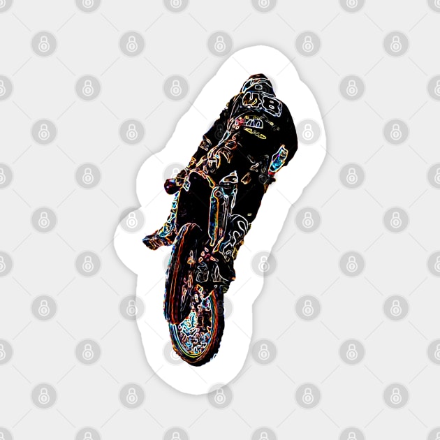 motocross Magnet by rickylabellevie