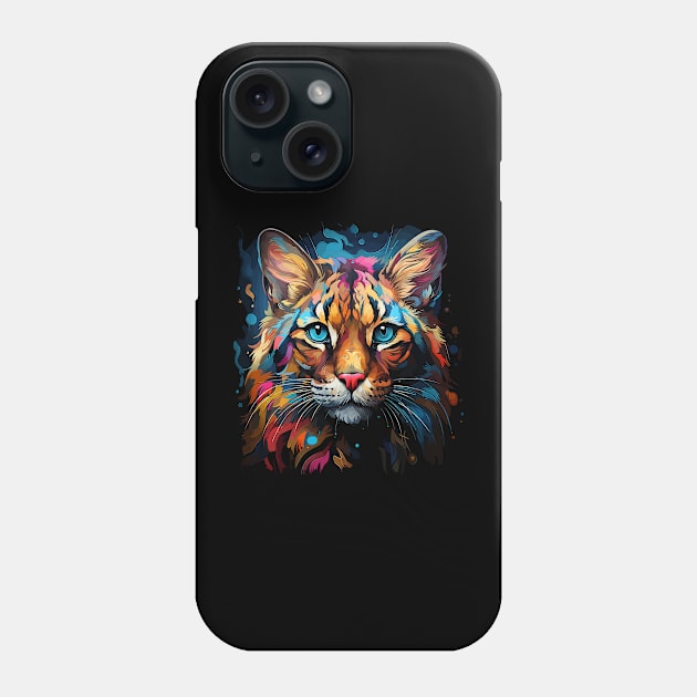 Ocelot Rainbow Phone Case by JH Mart