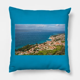 Bol in Brac, Croatia Pillow