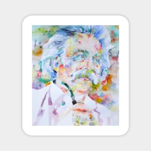 MARK TWAIN watercolor portrait .1 Magnet