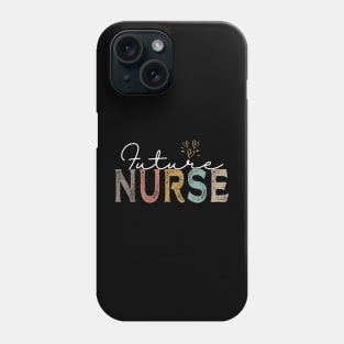Retro Future Nurse Nursing School Student Nurse In Progress Phone Case