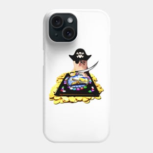 Guardian of the Treasure. Pirate Kitty Phone Case