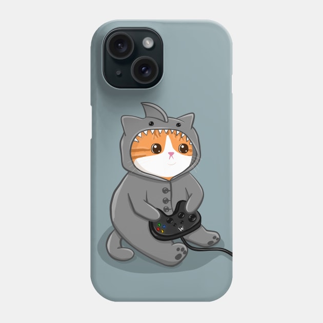 Gamer Kitty Phone Case by KilkennyCat Art