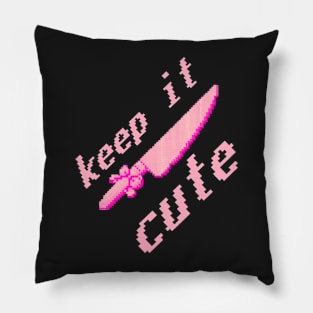 keep it cute Pillow