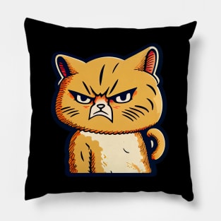 Cats' moods 2 #cat Pillow