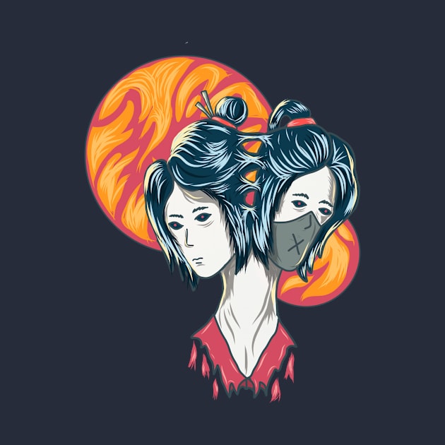 The Twins by ibenboy illustration