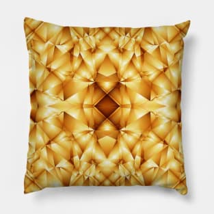 Golden triangle pattern Pillow