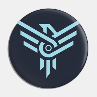 Contemporary Heroic Eagle Pin