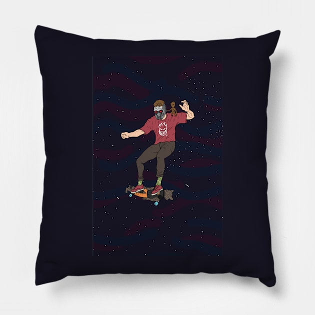 Star Skatin Pillow by CalebLindenDesign