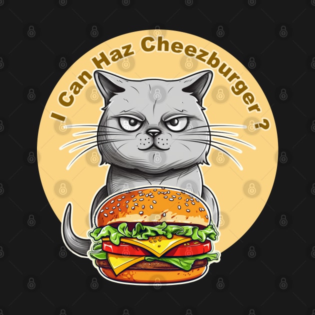 "I Can Haz a Cheeseburger" Meme Internet Culture by GAMAS Threads