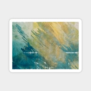 Abstract in azure colors Magnet