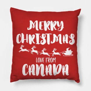 Merry Christmas, love from Canada Pillow